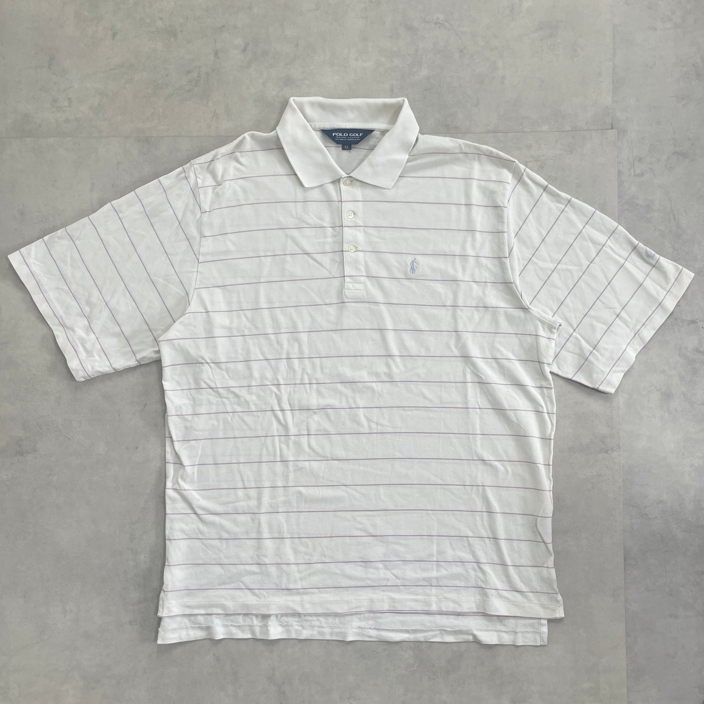 《XL》POLO GOLF RALPH LAUREN ポロゴルフ ラルフローレン ボーダー ポロシャツ