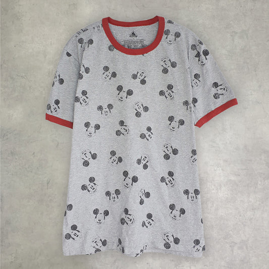 《L》Disney ディズニー ミッキーＴシャツ