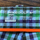 《34》NIKE ナイキ GOLF チェックパンツ