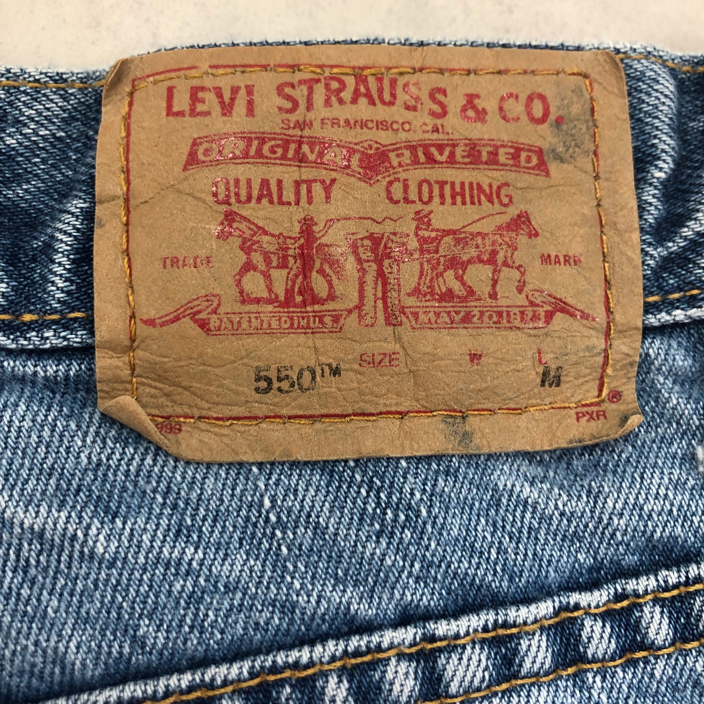 《M》Levis リーバイス 550 デニムパンツ メキシコ製