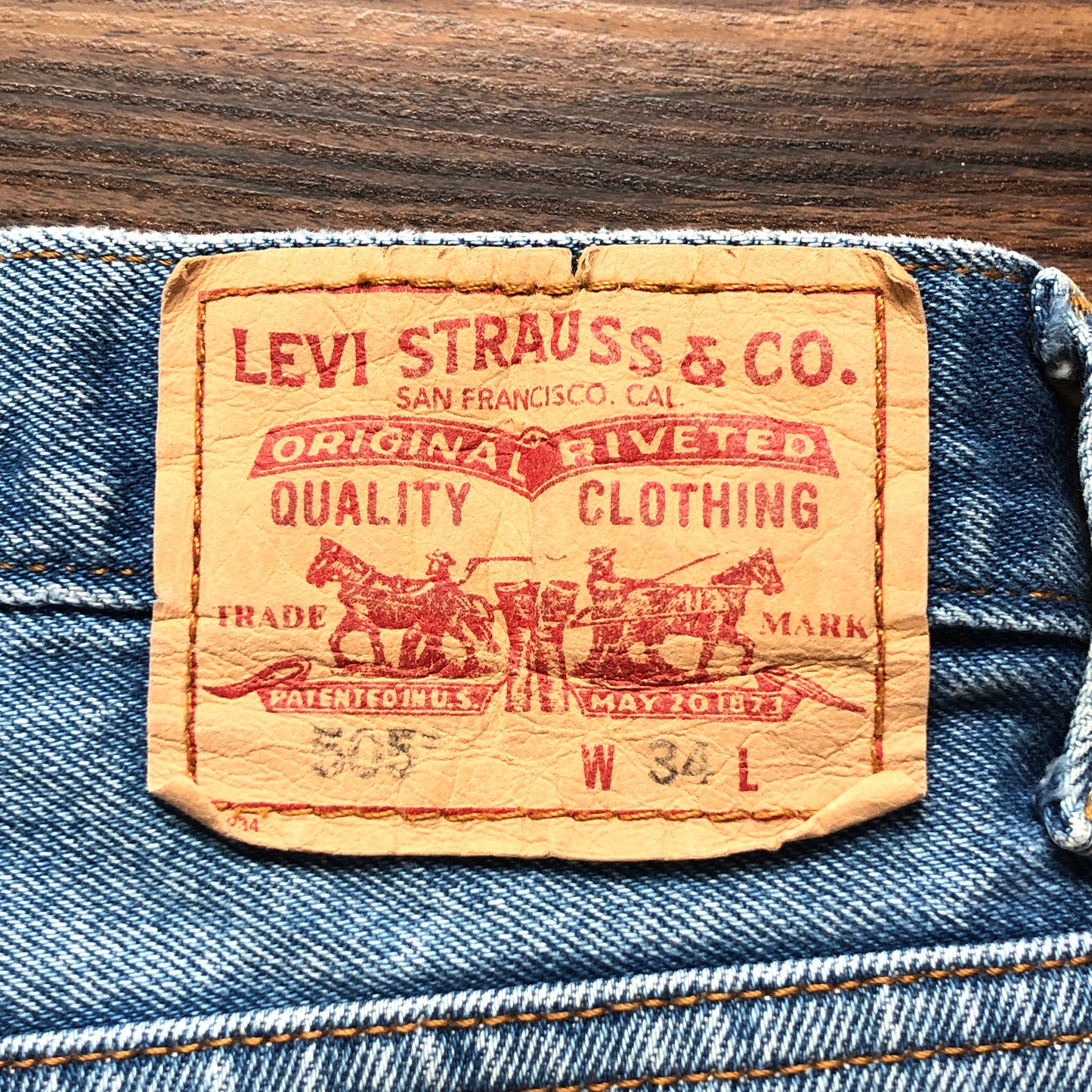 《34》LEVI’S リーバイス 505 デニム ハーフパンツ