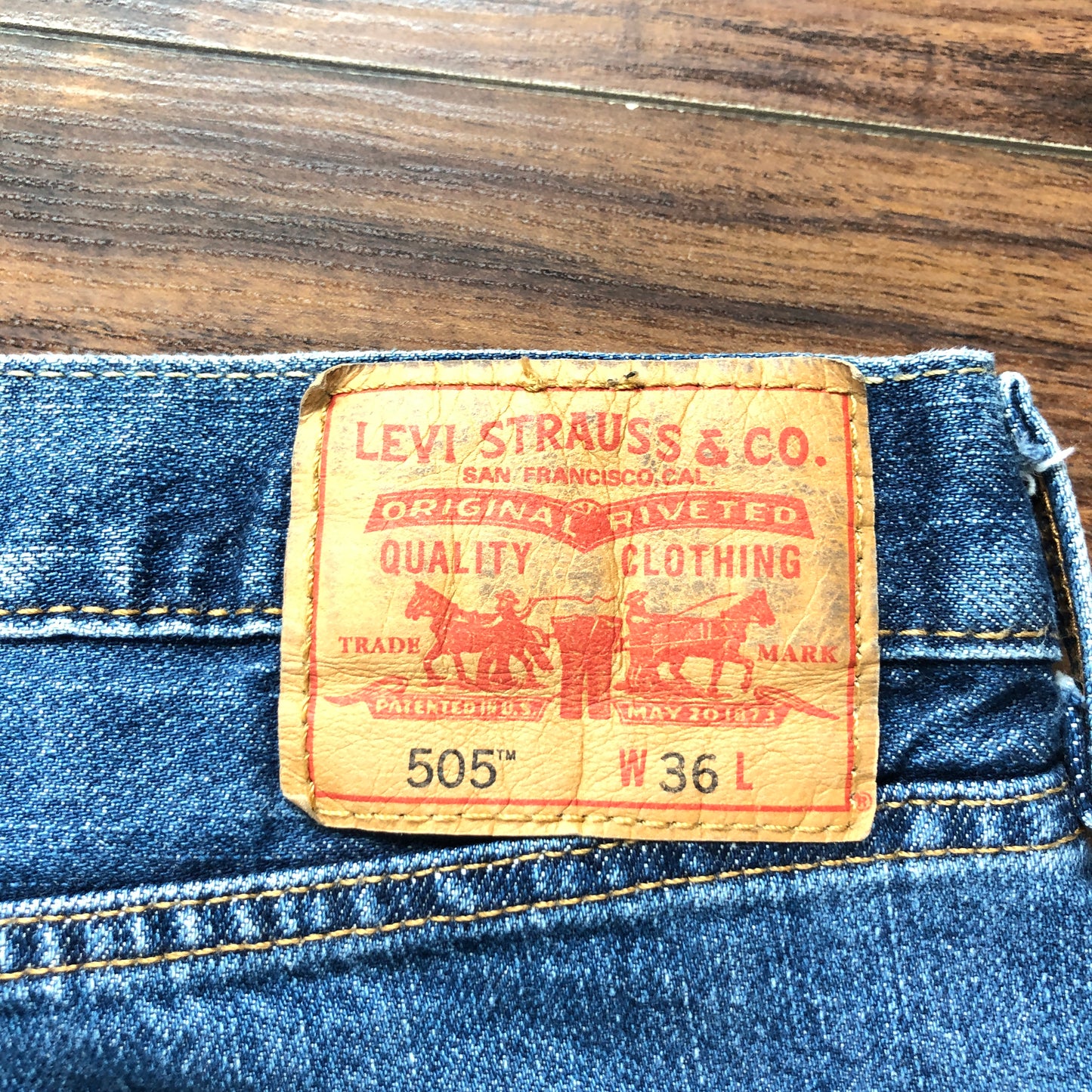 《36》LEVI’S リーバイス 505 デニム ハーフパンツ