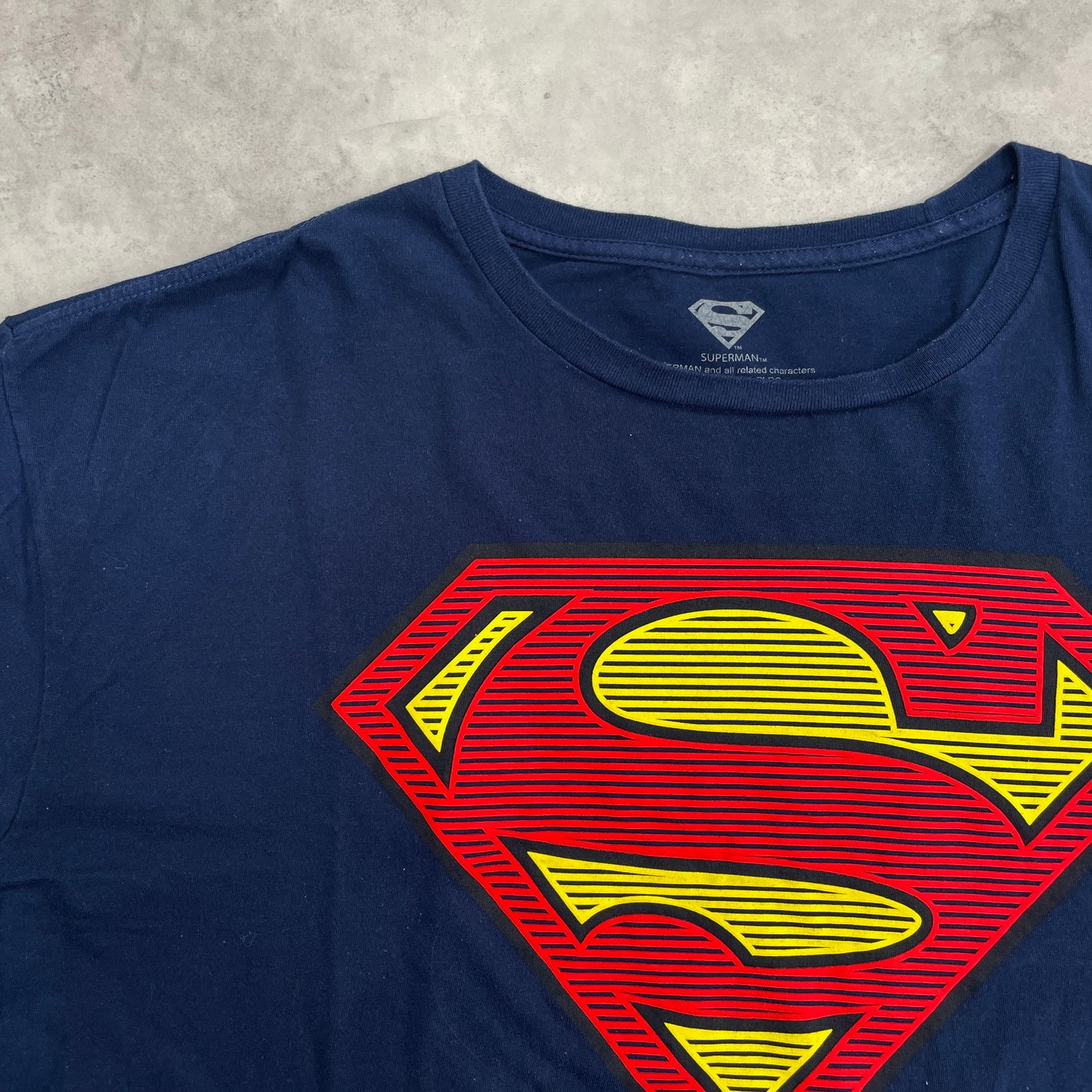 《2XL》SUPERMAN スーパーマン プリントＴシャツ