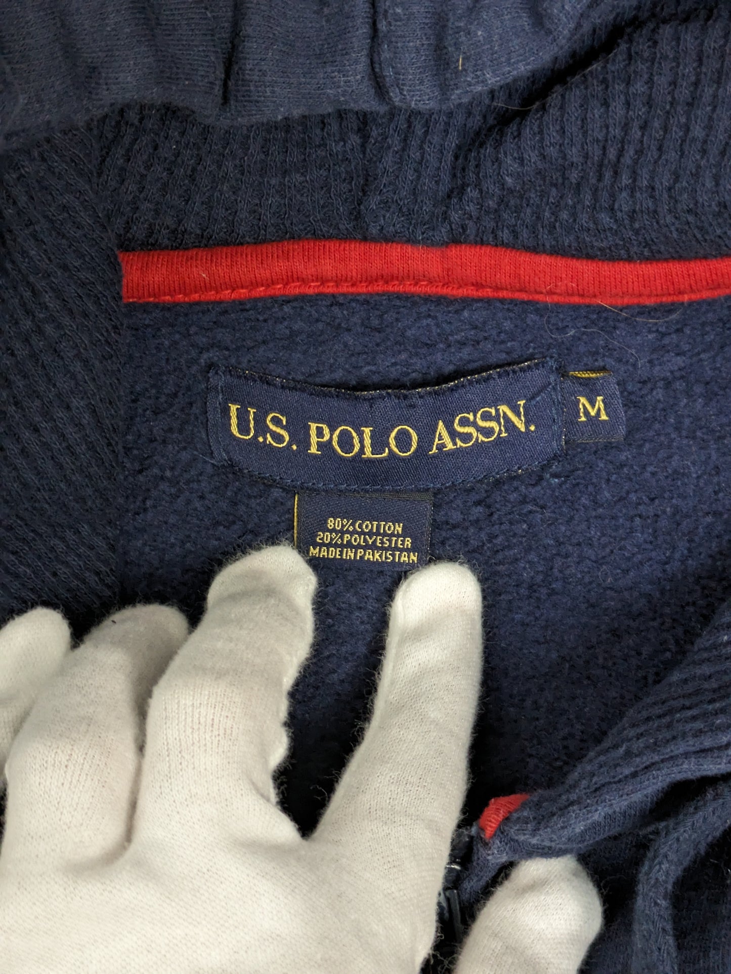 《M》U.S POLO ASSN. ユーエスポロアッスン フルジップパーカー スウェット