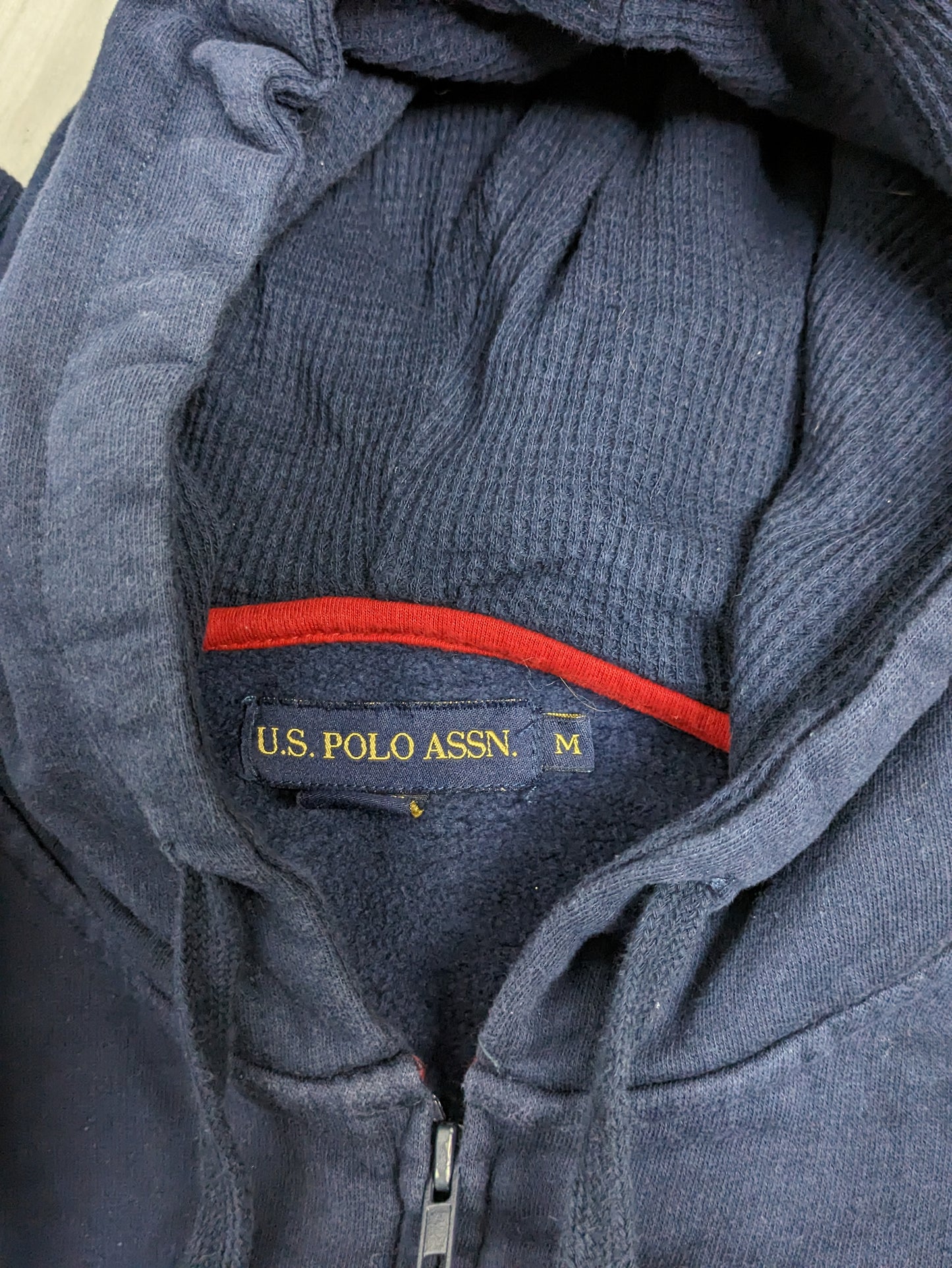 《M》U.S POLO ASSN. ユーエスポロアッスン フルジップパーカー スウェット