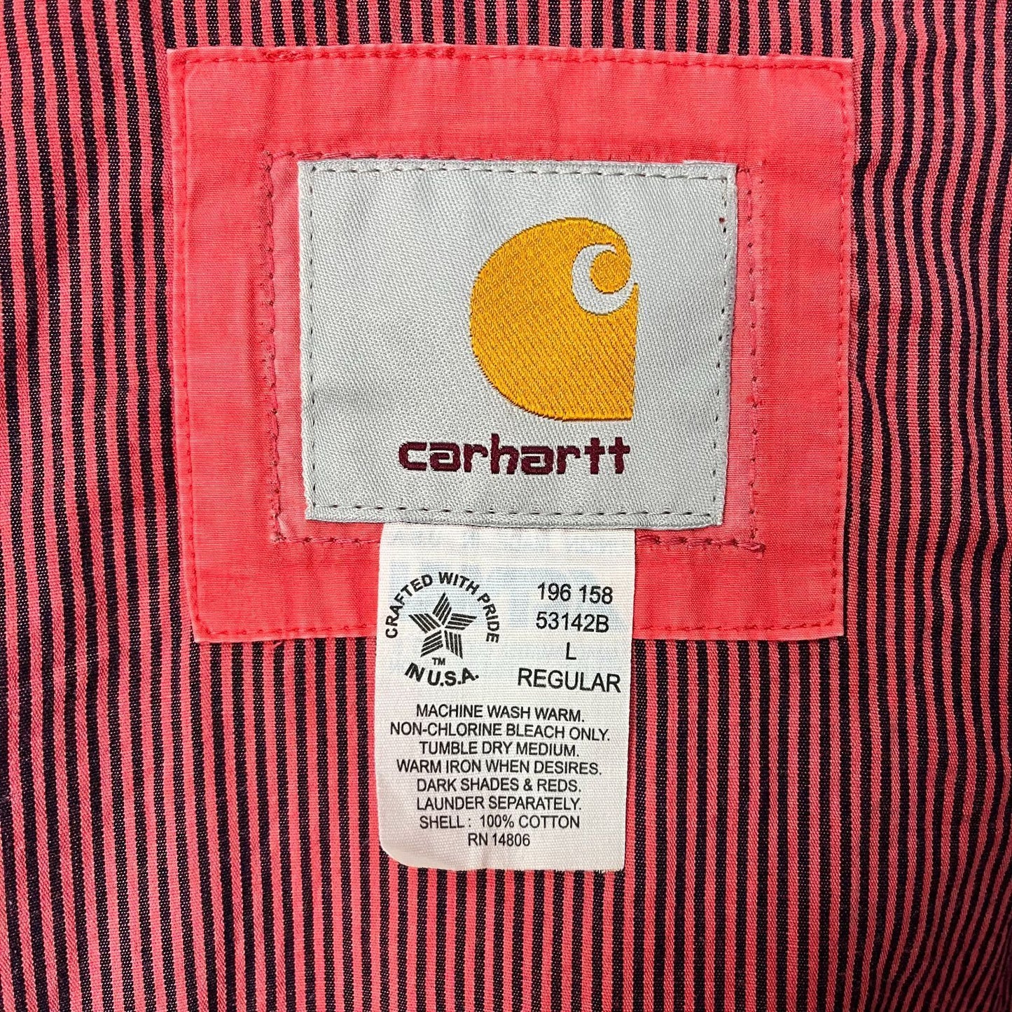 《L》carhartt カーハート ミリタリージャケット アウター