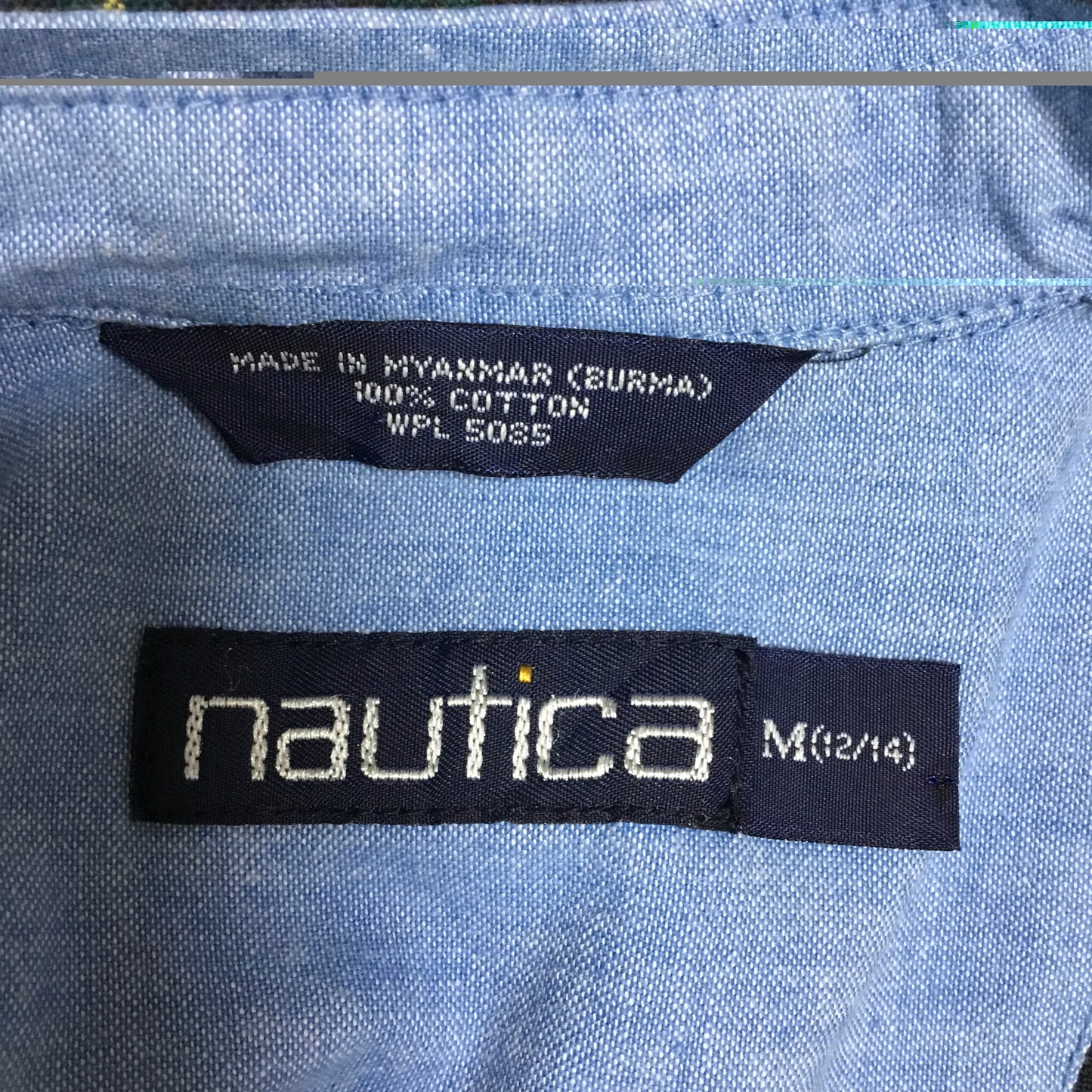 《M》NAUTICA ノーティカ チェック柄 長袖シャツ