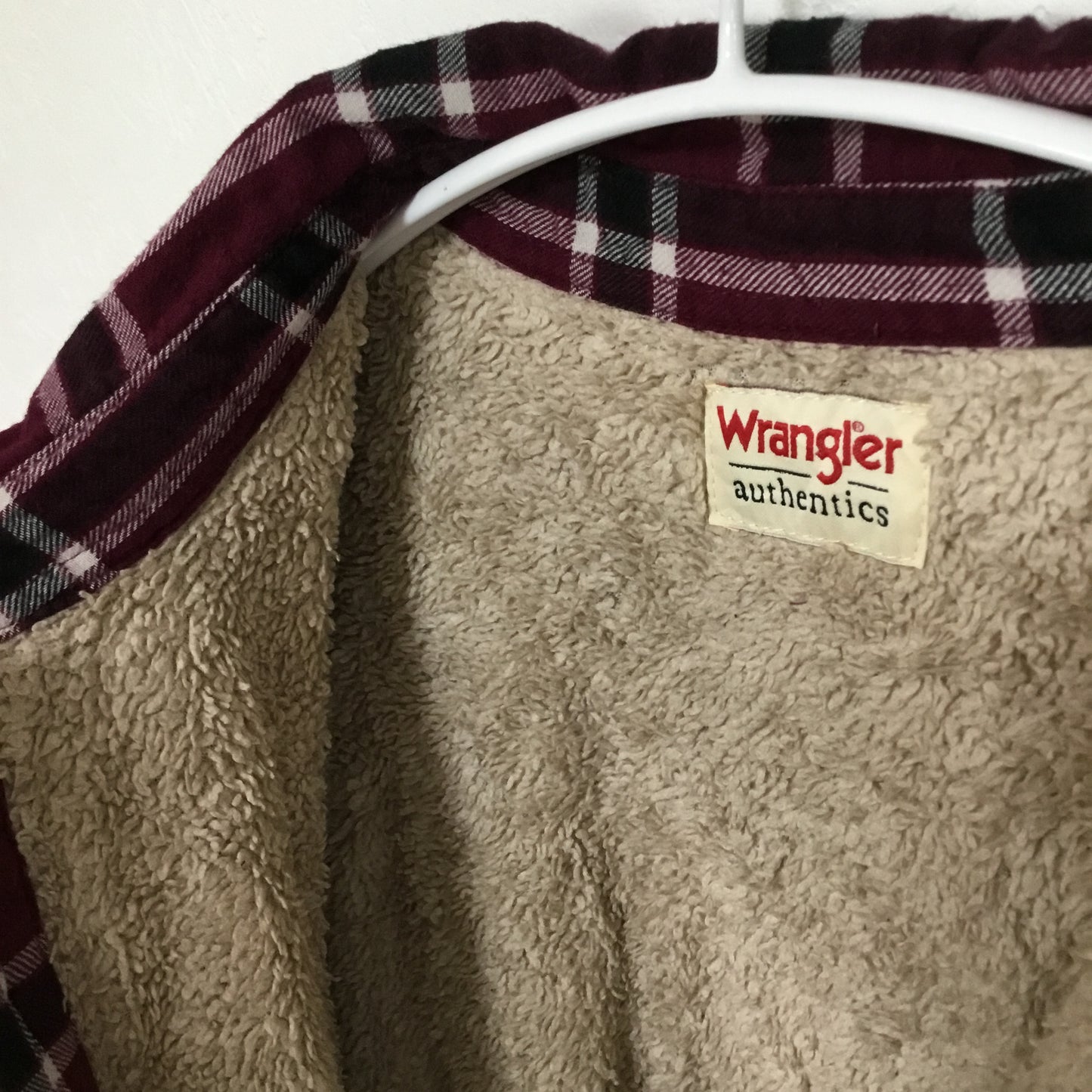 《3XL》Wrangler ラングラー チェック柄 長袖シャツ ジャケット アウター 裏ボア