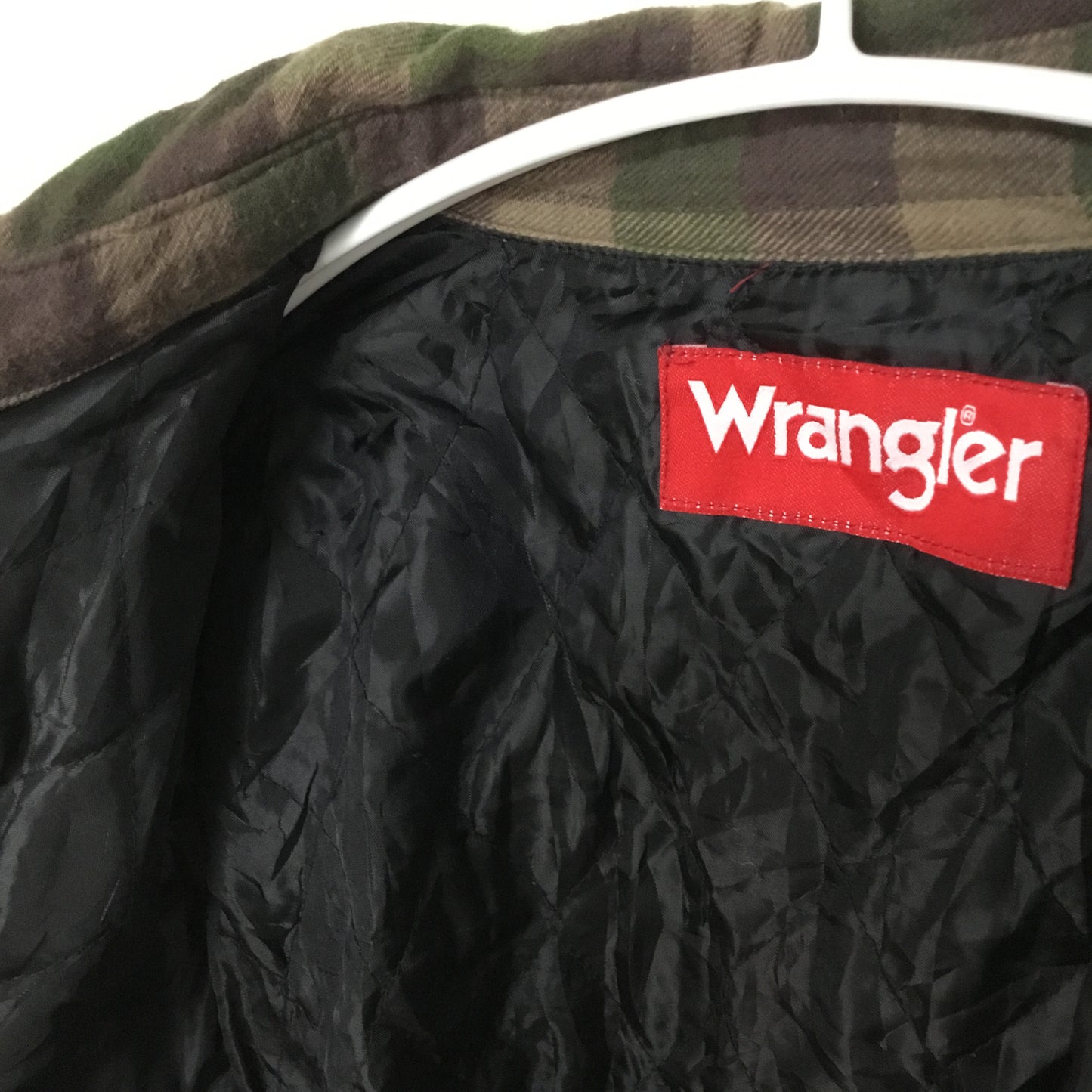 《M》Wrangler ラングラー キルティング チェックシャツジャケット アウター