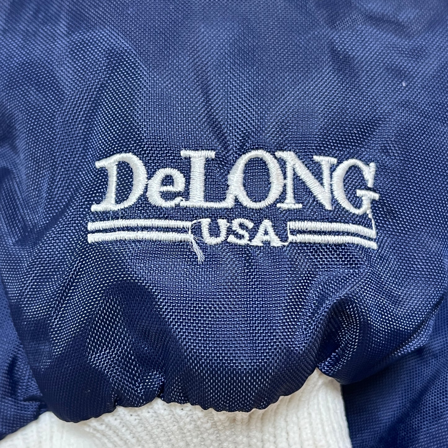 《XL》DeLONG デロング スタジャン ブルゾン アウター  WILDCAT 中綿 レスリング  USA製