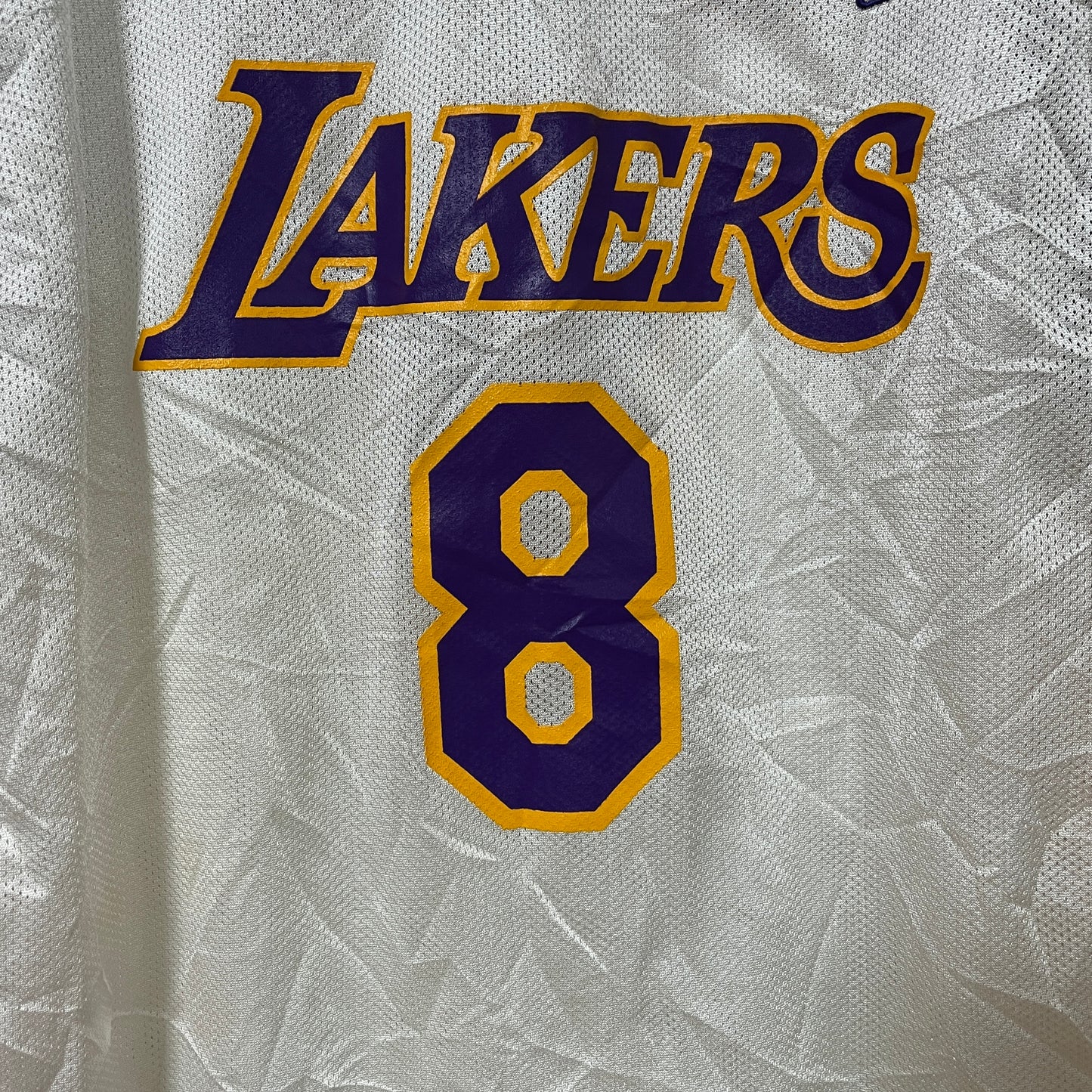 《L(14-16)》reebok リーボック NBA ゲームシャツ LAKERS レイカーズ