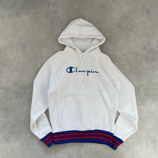 《S》Champion チャンピオン リバースウィーブ パーカー 青タグ