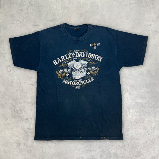 HARLEY DAVIDSON ハーレーダビッドソン プリント Tシャツ